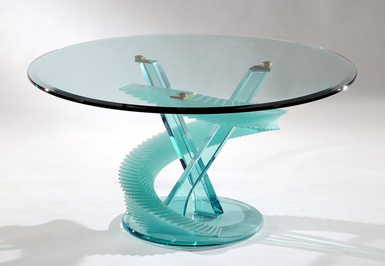 Table basse en verre de luxe