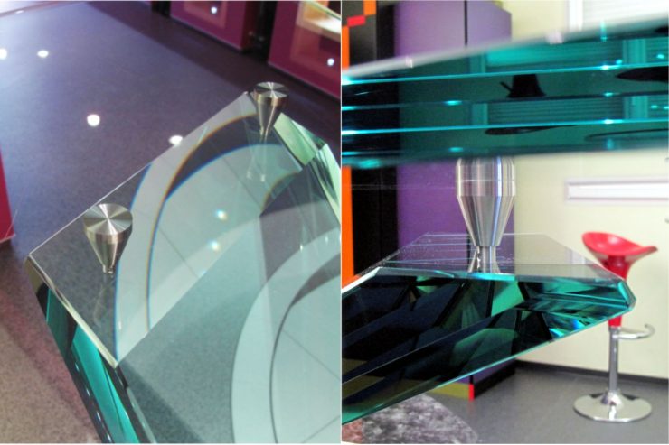 accessoires specialement conçus et réalisés pour support de plateau en verre reglable